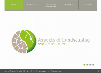 Aspects of Landscaping's website