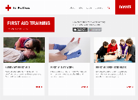 Irish Red Cross The's website