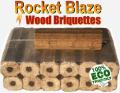 Rocket blaze wood briquettes