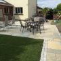 Limestone patio