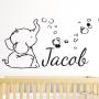 Uploaded by visitor on 04/04/2017 - Baby Elephant Bubbles Personalised Wall Sticker
https://www.eydecals.com/shop/baby-elephant-bubbles-personalised-wall-sticker/
