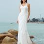 beach wedding dress