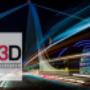 Dublin Skyline at Night with 3D logo