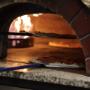 Stone baked pizza
