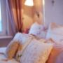 Rose Bedroom with Lux Headboard