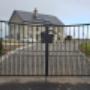 Uploaded by visitor on 28/02/2017 - Wrought iron entrance gates