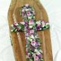 Floral Funeral Cross