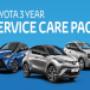 TOYOTA 3 YEAR SERVICE CARE PACK
