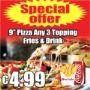 €5 pizza deal