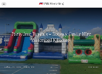 Partytime Rentals's website