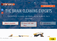 Drain Force Cleaning's website