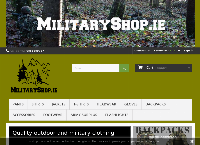 MILITARY SHOP's website