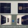 Laser Cut Perspex with 3D raied lettering
