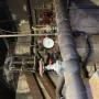 Bleeding of heating system installation heat battery