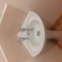 installation corner wash hand basin