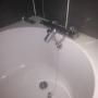installation new silver fittings waste plus bath trap new