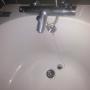 installation new silver fittings waste plus bath trap new