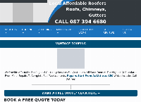 Vantage Roofing's website