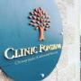 Logo outside
