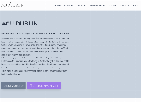 Acu Dublin's website