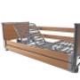The Woburn Profiling Bed is a reliable bed with quality features that provides outstanding comfort and ease of care for the user and carer.

The robust wooden side rails are collapsible below mattress level, and extend higher to allow a safe mattress depth of 205mm, giving scope for improved pressure relief and comfort.