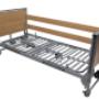 Woburn Community Low Profiling Bed is suitable for patients at a higher risk of rolling when in bed, and possibly falling, the Community Low Profiling Bed offers the benefit of a lower entry and exit height. The platform lowers to just 220mm from floor level, reducing the risk of injury should a patient fall.