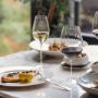 Dover sole fish dinner with wine at Wilde restaurant, Westbury Dublin