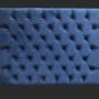 Classic deepbuttoned headboard