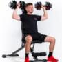Match made in heaven, combine our space saving dumbbells with the sleek adjustable workout bench for the ultimate combo to get your home gym started for a fantastic €490.

Our Adjustable Dumbbells are essentially multiple dumbbells of varying weights merged into one. These premium dumbbells allow the user to adjust the weight to the perfect setting, removing the need for numerous sets of dumbbells.

Our weight benches are a comfortable, padded board supported by two legs. Their primary purpose is for weightlifters and gym goers to sit or lie down on while completing a workout.