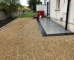 Elegant-blend-of-gravel-and-granite-with-limestone-edging