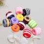 Mixed-Colour Barrel Spacer Beads 25pcs