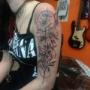 Skull Flower Tattoo