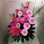 Pretty in Pinks Modern Floral Arrangement