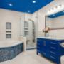 Blue Bathroom Renovation Dublin