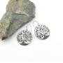 Silver Earrings with The Tree of Life