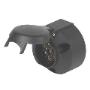 A 7 pin socket is available also this the standard socket found on most trailers including ifor William's and car trailers.


It can be fitted using a 12v bypass relay connecting into the existing wiring on a vehicle this then does not need programming in turn.
