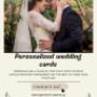 personalised wedding cards