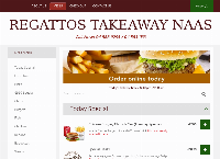 Take Away Food Naas | Regattos Takeaway's website