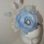 Ailis. Powder blue fascinator