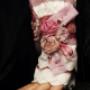 Alessia. Shabby chic fabric cuff