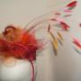 Hummingbird feather fascinator