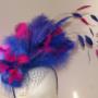 Marie. Feather fascinator