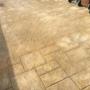 Imprinted concrete patio Dublin
