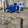 New build housing mini piling