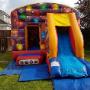Celebration Theme Bouncy Castle with Slide