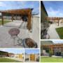 Pergola and gate