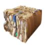 A cardboard bale from a 100 baler