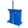 Bag press waste compactor