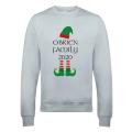 ELF FAMILY CHRISTMAS JUMPERS, PERSONALISED GIFT