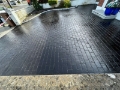 Imprinted concrete patio